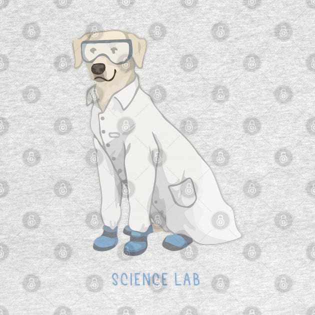 Science lab, lab dog, science dog by labstud